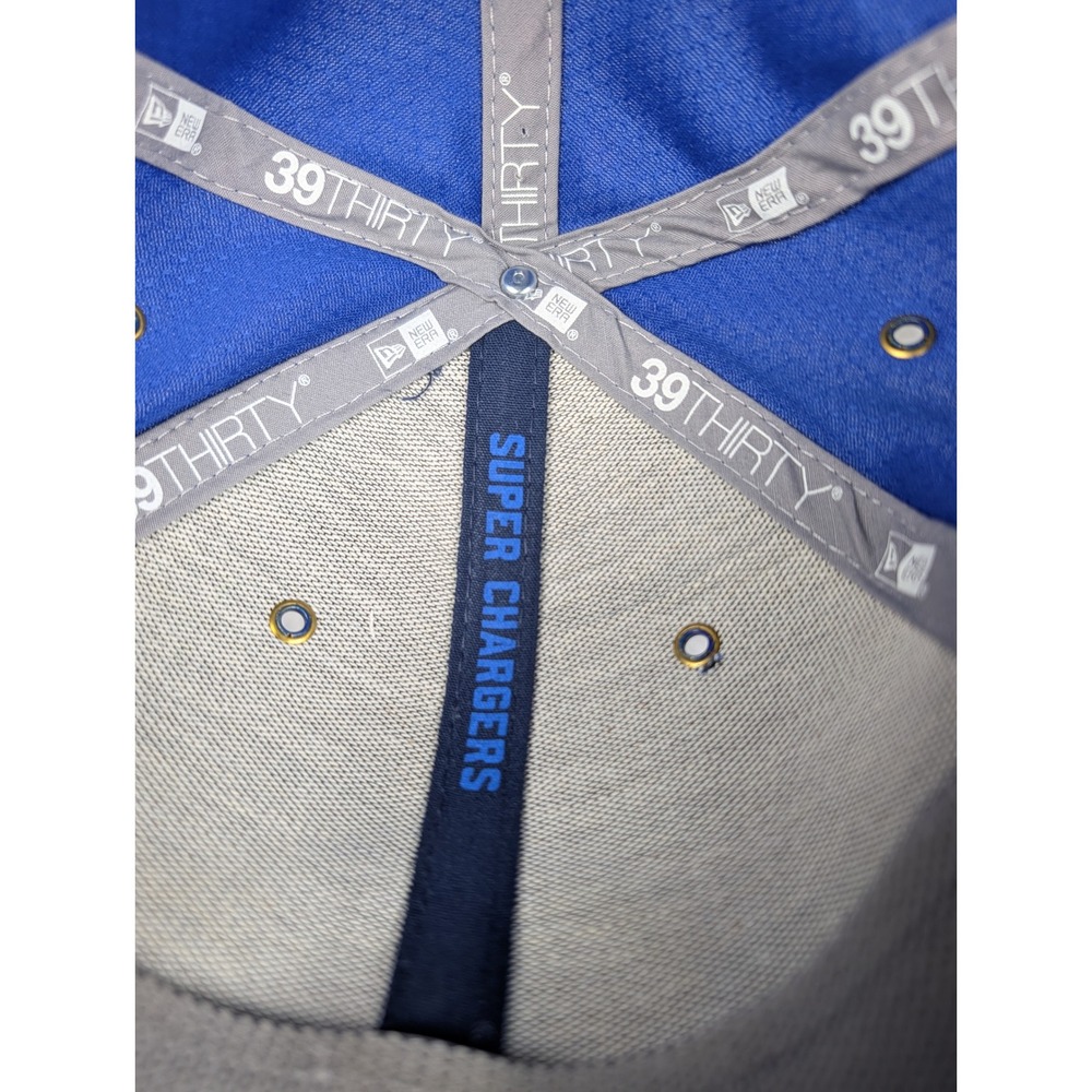 New Era 39THIRTY Los Angeles Chargers Hat Royal Blue Stretch Fit Medium Large - Picture 7 of 7